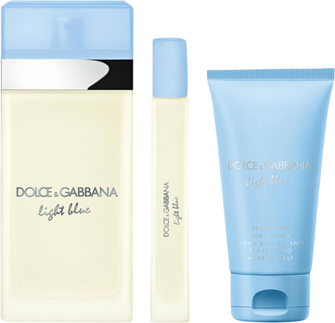 Dolce & Gabbana Light Blue 3 Piece Gift Set for Women