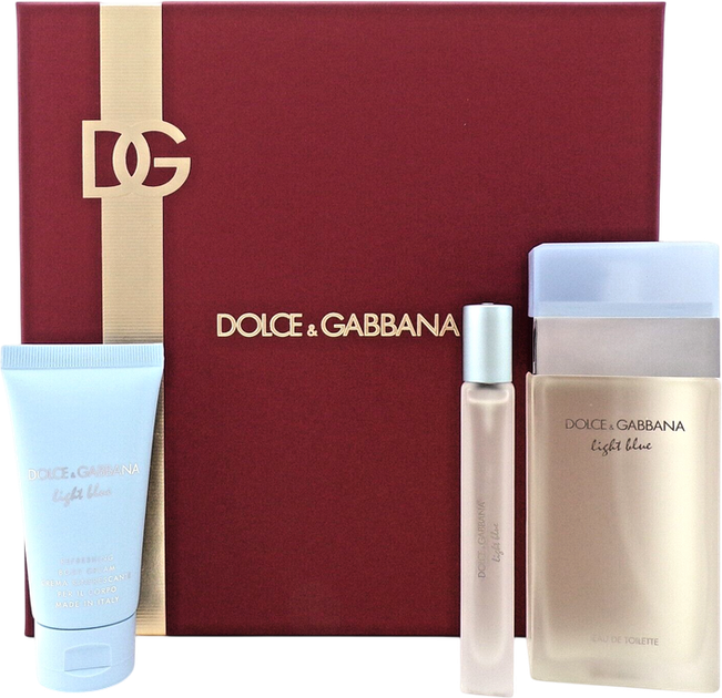 Dolce & Gabbana Light Blue 3 Piece Gift Set for Women