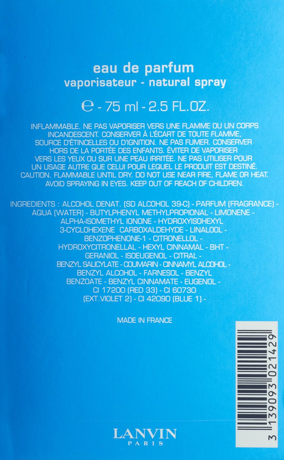 Oxygene Female 75 ml