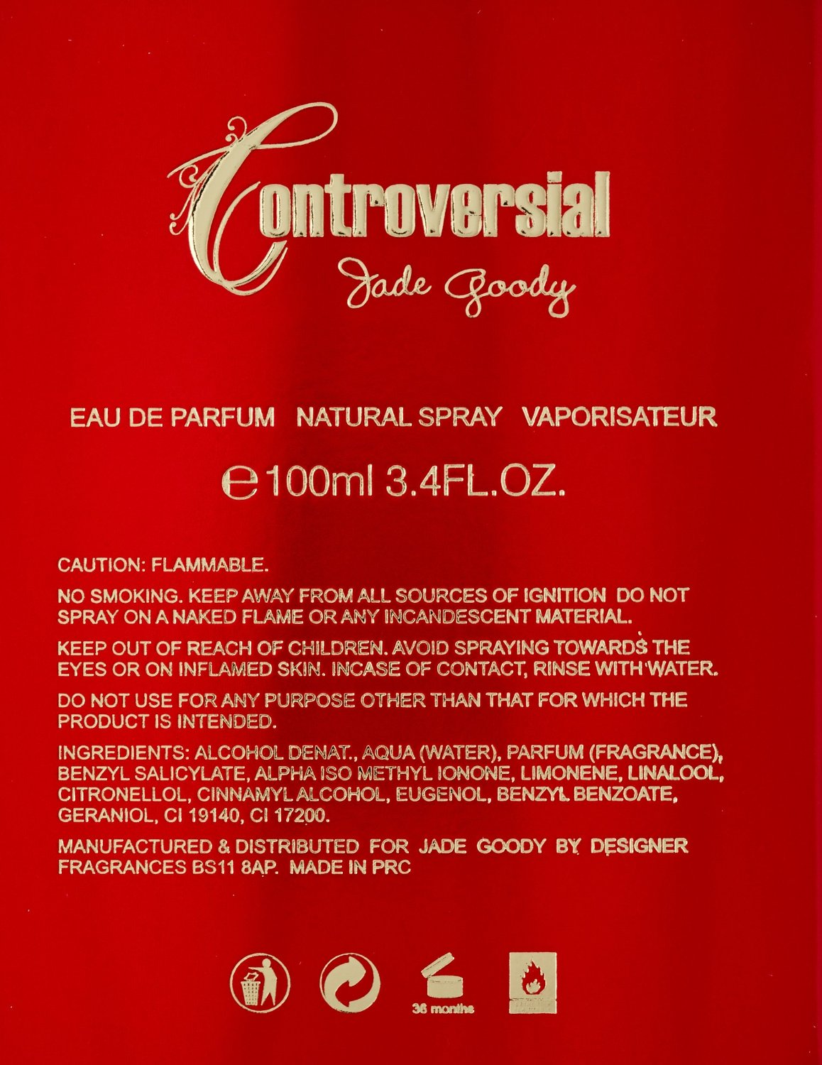 Jade Goody Controversial for Women 100ml