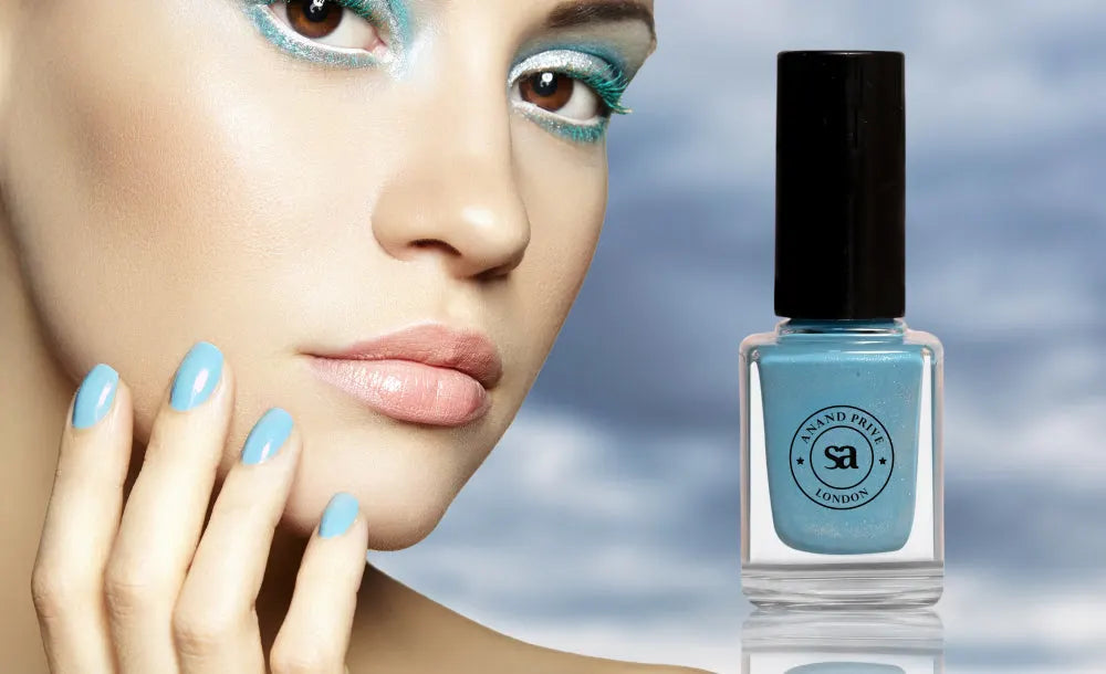Baby Blue Nail Varnish – Tranquil Elegance 01