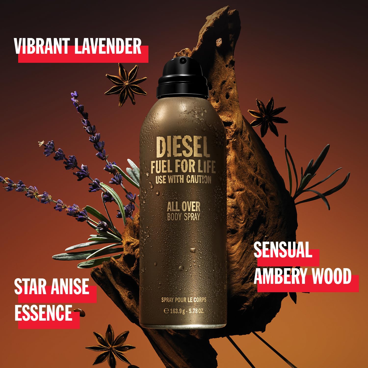 Diesel Fuel For Life All Over Body Spray-200 ml | #size_200 ml
