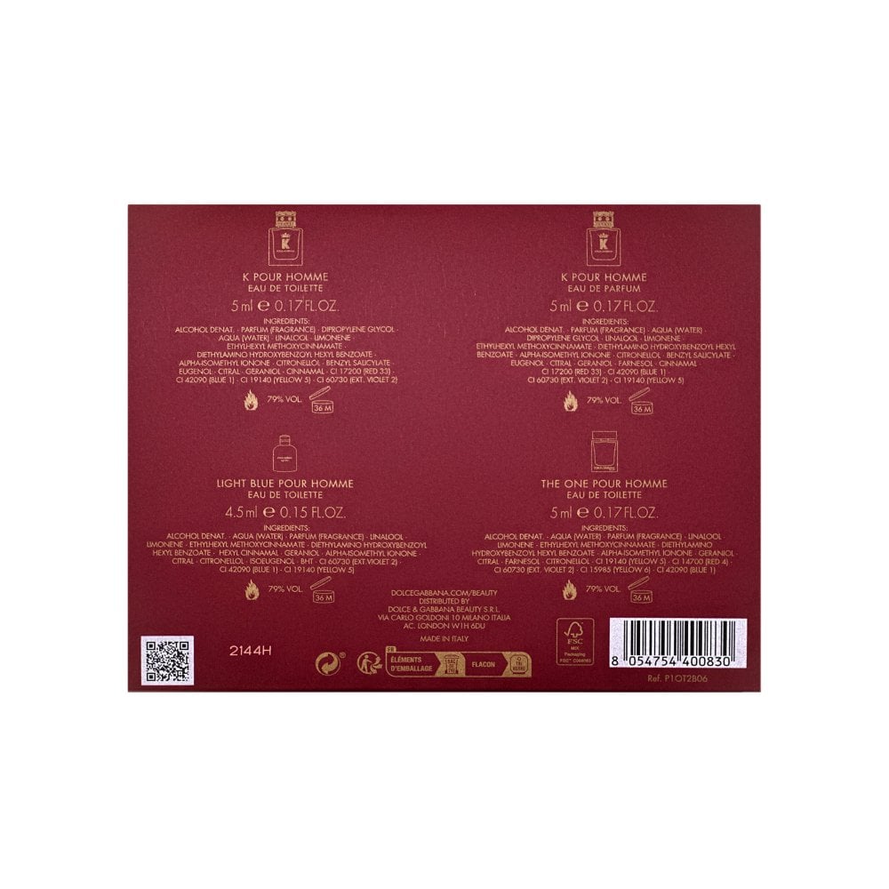 Dolce & Gabbana Men Mini Set-4 x 5 ml | #size_4 x 5 ml