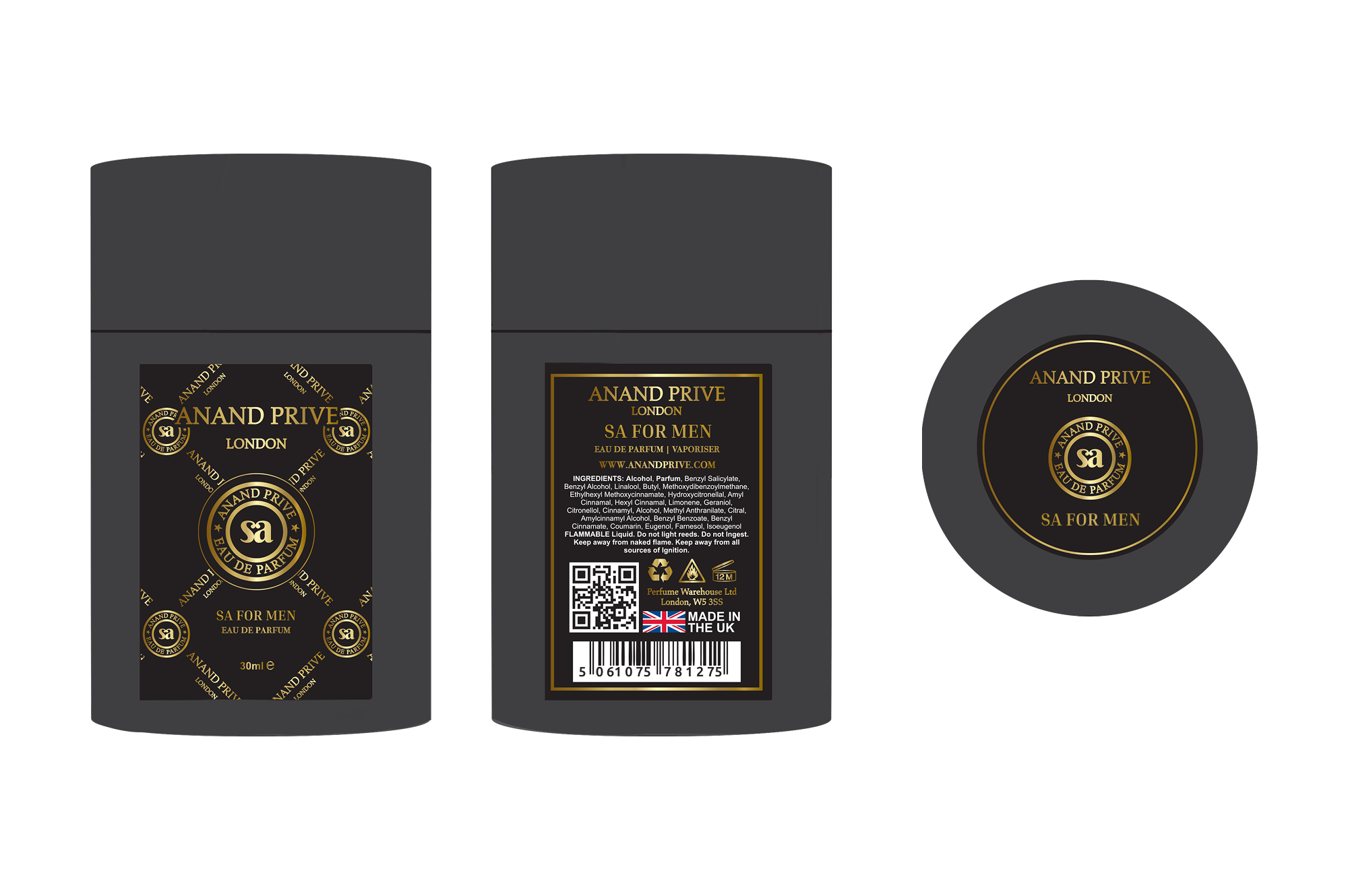 SA Anand Prive For Men | #size_30ml