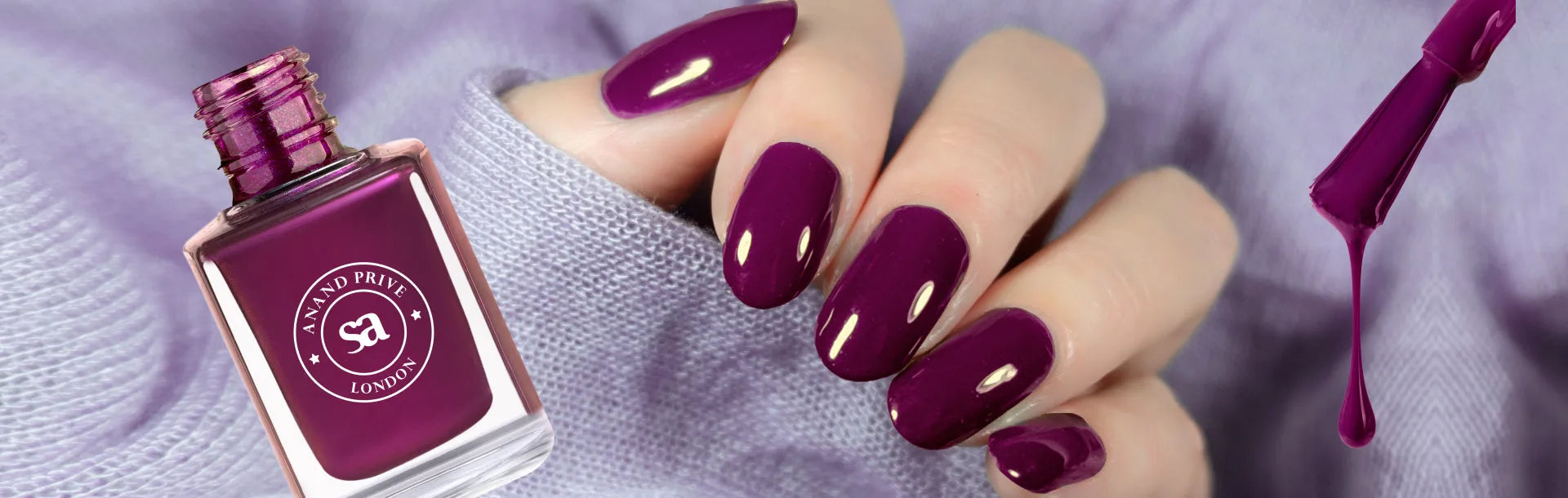 Purple Nail Varnish 03