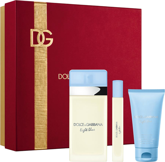 Dolce & Gabbana Light Blue 3 Piece Gift Set for Women