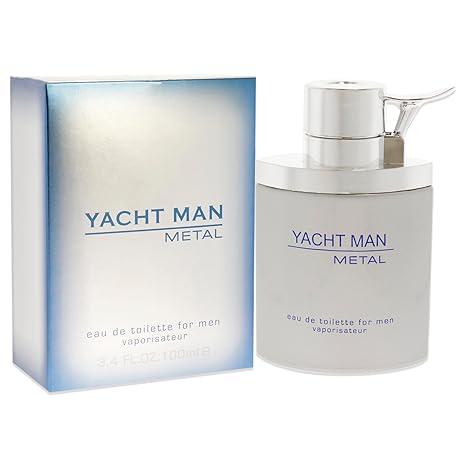 Myrurgia Yacht Man Metal EDT Spray by Puig 100ml for Men | #size_100 ml