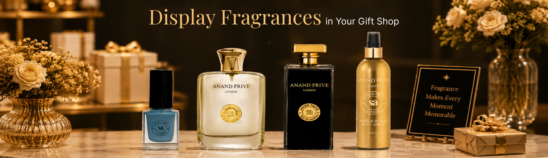 Display Fragrances in Your Gift Shop
