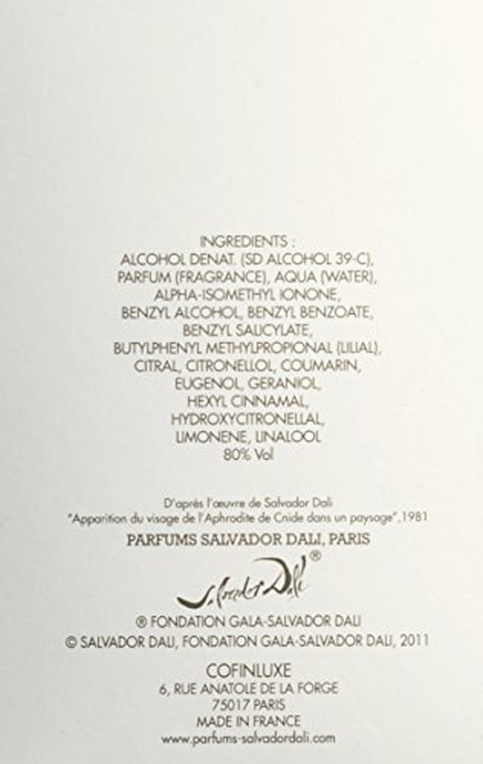 Dali Femme Woman 30 ml