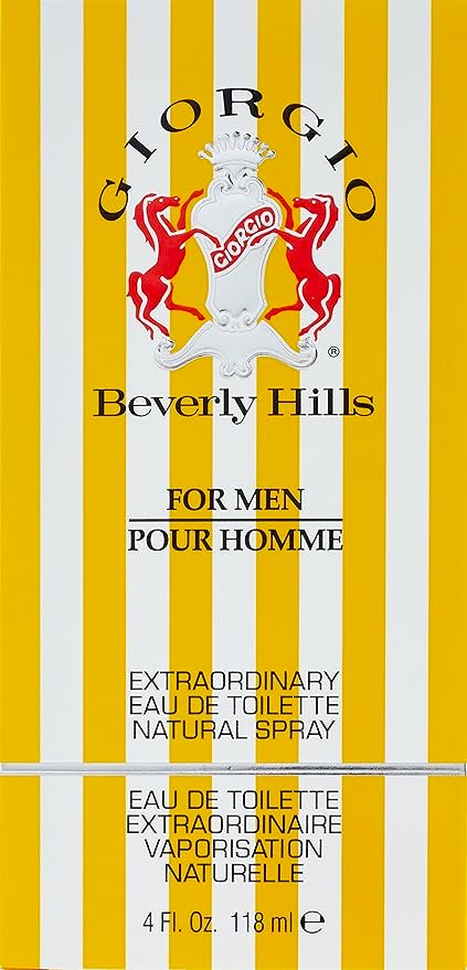 Giorgio Beverly Hills Pour Homme Eau De  Toilette vaporisateur 118 ml