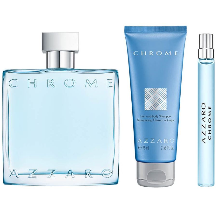 Azzaro Chrome Men Gift Set